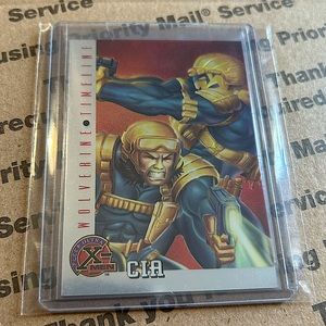 ‘95 Fleer Ultra X-Men CIA Wolverine Timeline Card No. 81